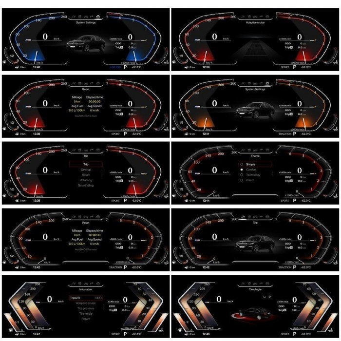 Cuadro digital LCD 12.5”